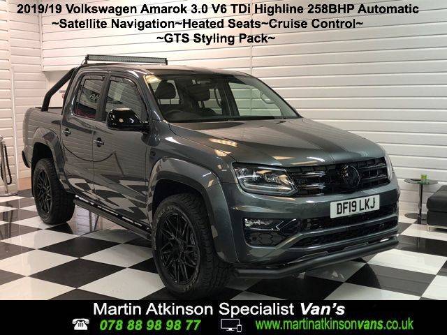 Volkswagen Amarok GTS PACK D/Cab Pick Up Highline 3.0 V6 TDI 258 BMT 4M Auto Pick Up Diesel Indium Grey