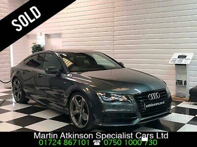 Audi A7 3.0 V6 BiTDI Quattro 313 Black Ed 5dr Tip Auto [5st] Hatchback Diesel Daytona Grey Pearl