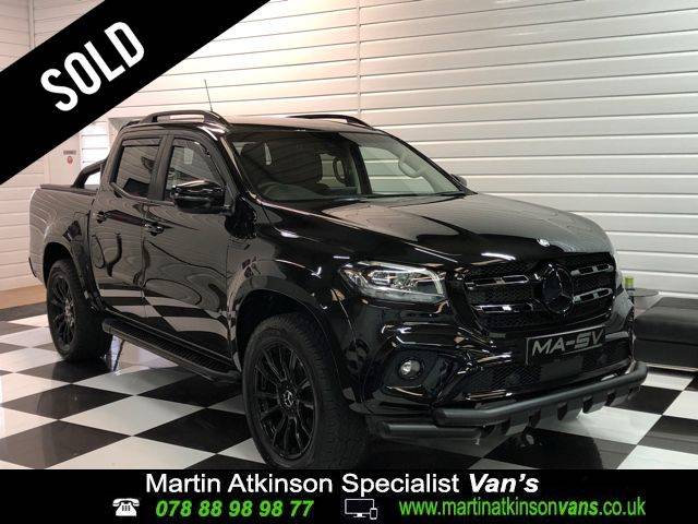 Mercedes-Benz X Class X350 3.0 V6 4Matic Power Automatic Double Cab Pick Up Diesel Kabana Black