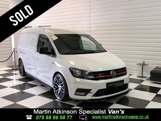 Volkswagen Caddy Maxi Highline 2.0TDI 5speed Bluemotion R Styling pack Panel Van Diesel Candy White