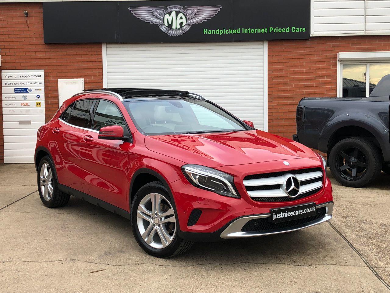 Mercedes-Benz GLA Class 2.1 GLA200d Sport 5dr Premium Plus Automatic Estate Diesel Jupiter Red