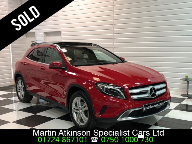 Mercedes-Benz GLA Class 2.1 GLA200d Sport 5dr Premium Plus Automatic Estate Diesel Jupiter Red