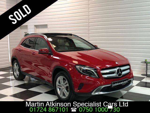 Mercedes-Benz GLA Class 2.1 GLA200d Sport 5dr Premium Plus Automatic Estate Diesel Jupiter Red