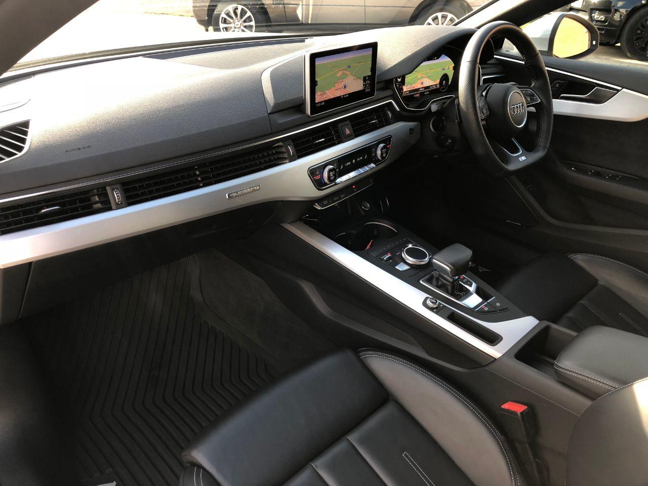 Audi A5 3.0 V6 TDi S-Line Quattro Sportback S-Tronic Automatic 286BHP Hatchback Diesel Floret Silver Metallic
