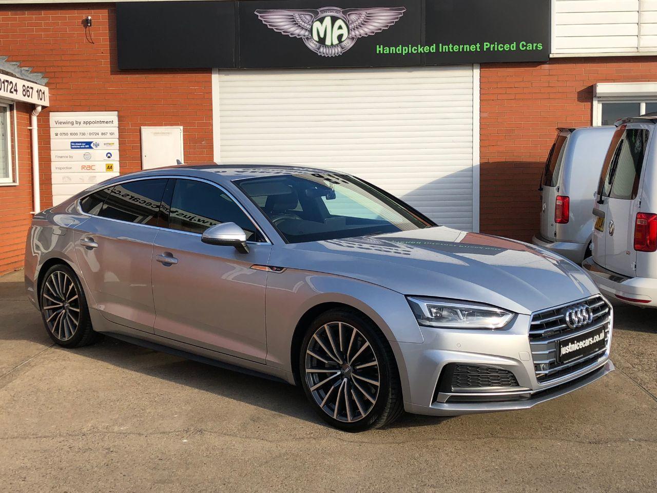 Audi A5 3.0 V6 TDi S-Line Quattro Sportback S-Tronic Automatic 286BHP Hatchback Diesel Floret Silver Metallic