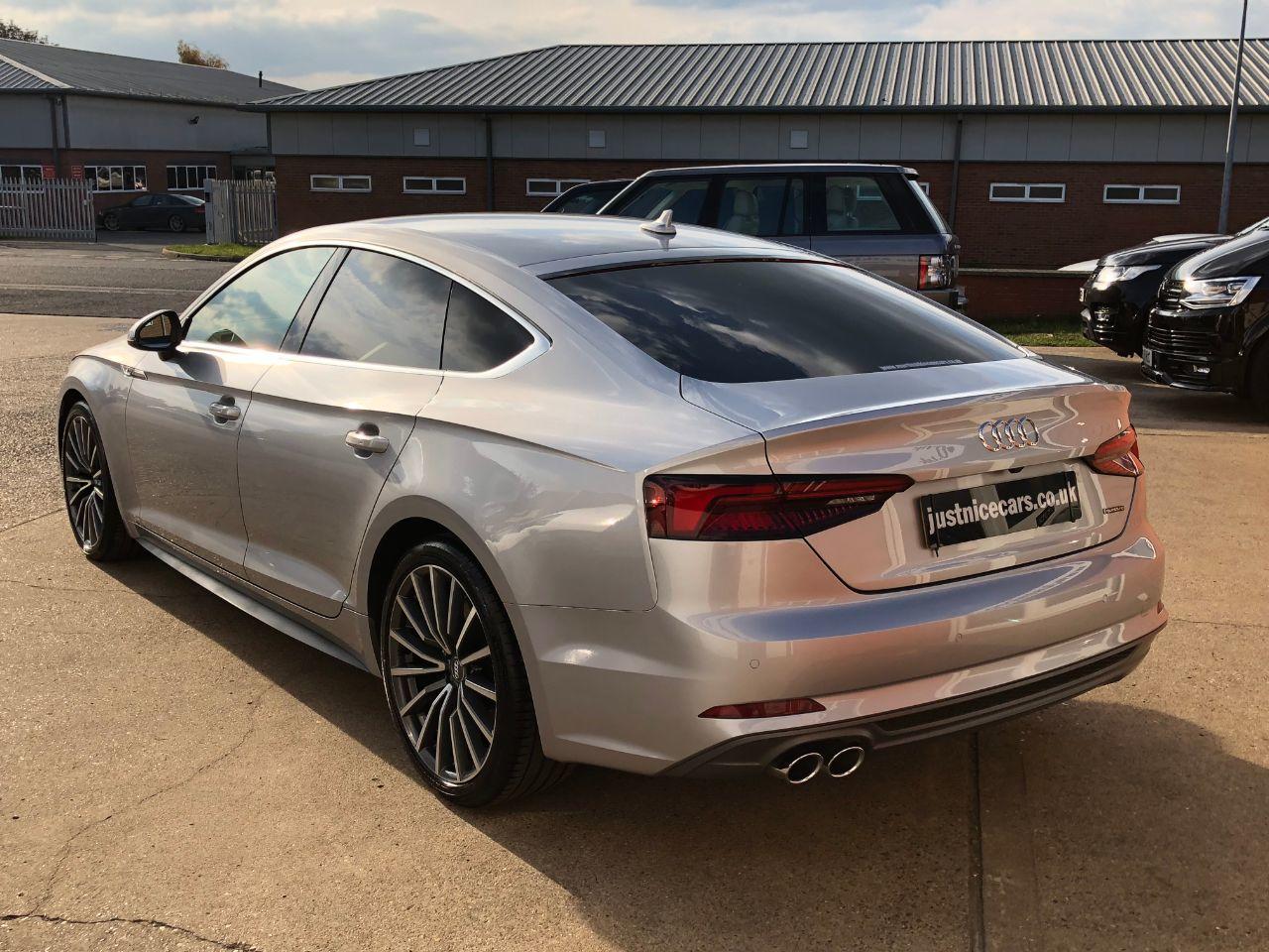 Audi A5 3.0 V6 TDi S-Line Quattro Sportback S-Tronic Automatic 286BHP Hatchback Diesel Floret Silver Metallic