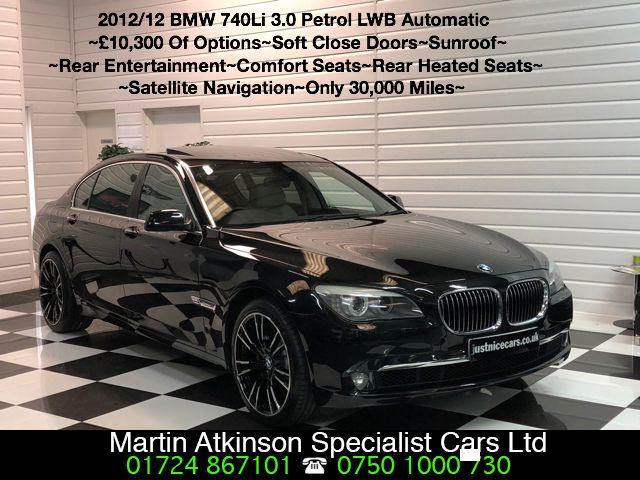 BMW 7 Series 3.0 740Li 4dr Auto £10,300 Of Options Saloon Petrol Sapphire Black Metallic