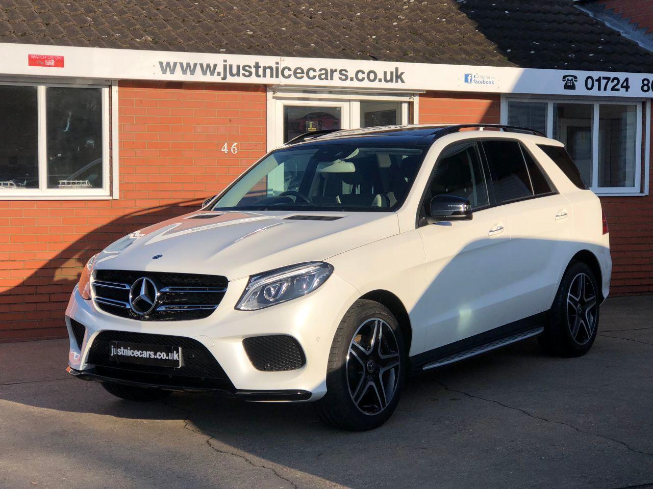 Mercedes-Benz GLE GLE350d 3.0 V6 AMG Line Premium Plus 4Matic 9G-Tronic Automatic Estate Diesel Designo Diamond White Metallic