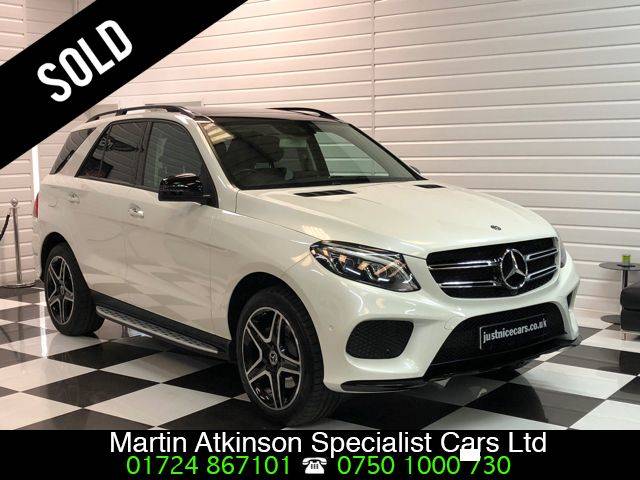 Mercedes-Benz GLE GLE350d 3.0 V6 AMG Line Premium Plus 4Matic 9G-Tronic Automatic Estate Diesel Designo Diamond White Metallic