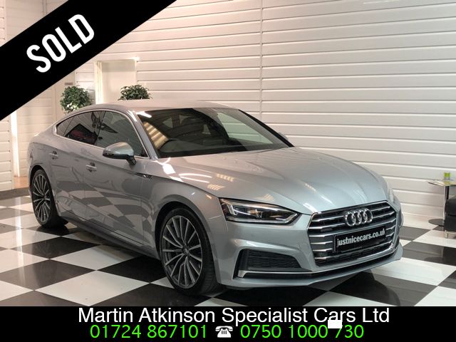 Audi A5 3.0 V6 TDi S-Line Quattro Sportback S-Tronic Automatic 286BHP Hatchback Diesel Floret Silver Metallic