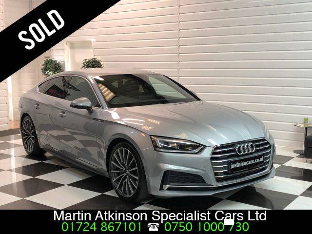 Audi A5 3.0 V6 TDi S-Line Quattro Sportback S-Tronic Automatic 286BHP Hatchback Diesel Floret Silver Metallic