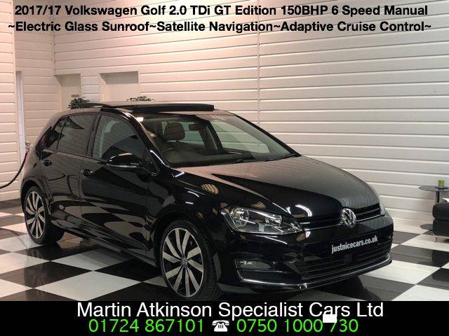 2017 Volkswagen Golf 2.0 TDi GT Edition 5dr 150BHP Manual