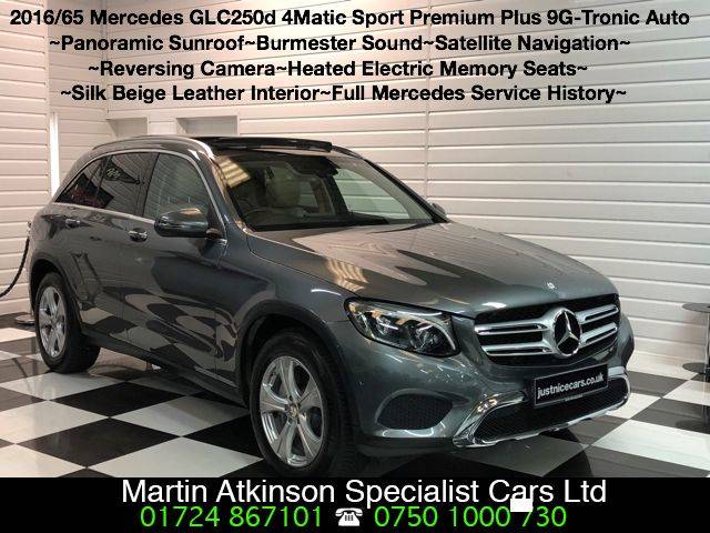 2016 Mercedes-Benz GLC 2.1 GLC 250d 4Matic Sport Premium Plus 5dr 9G-Tronic