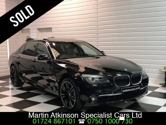 BMW 7 Series 3.0 740Li 4dr Auto £10,300 Of Options Saloon Petrol Sapphire Black Metallic