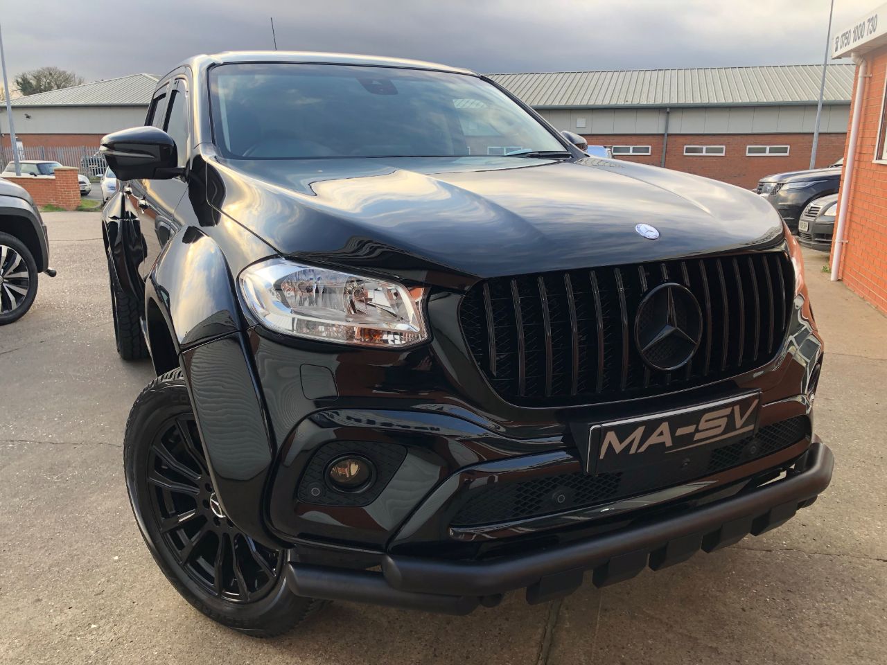 Mercedes-benz X Class 2.3 250d 4Matic Double Cab Pickup Auto MA-SV WIDEBODY Pick Up Diesel Kabana Black